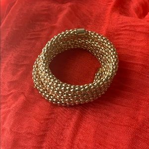 Flexible Gold Bracelet
